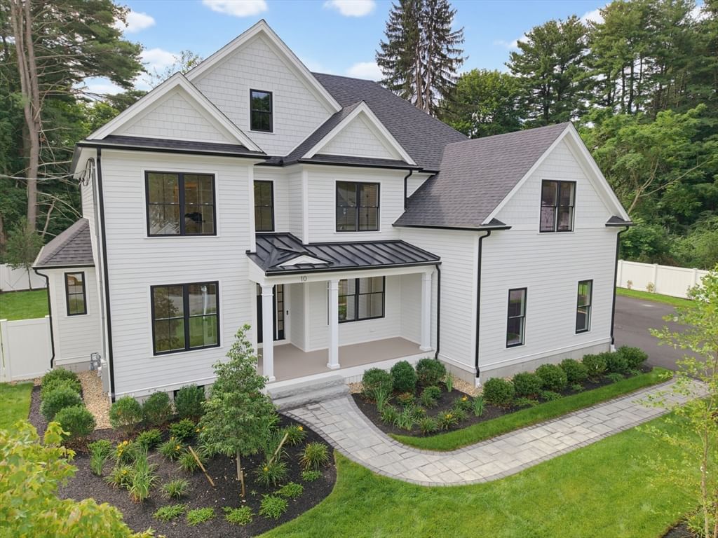 Front exterior of 10 Travis Road in Natick