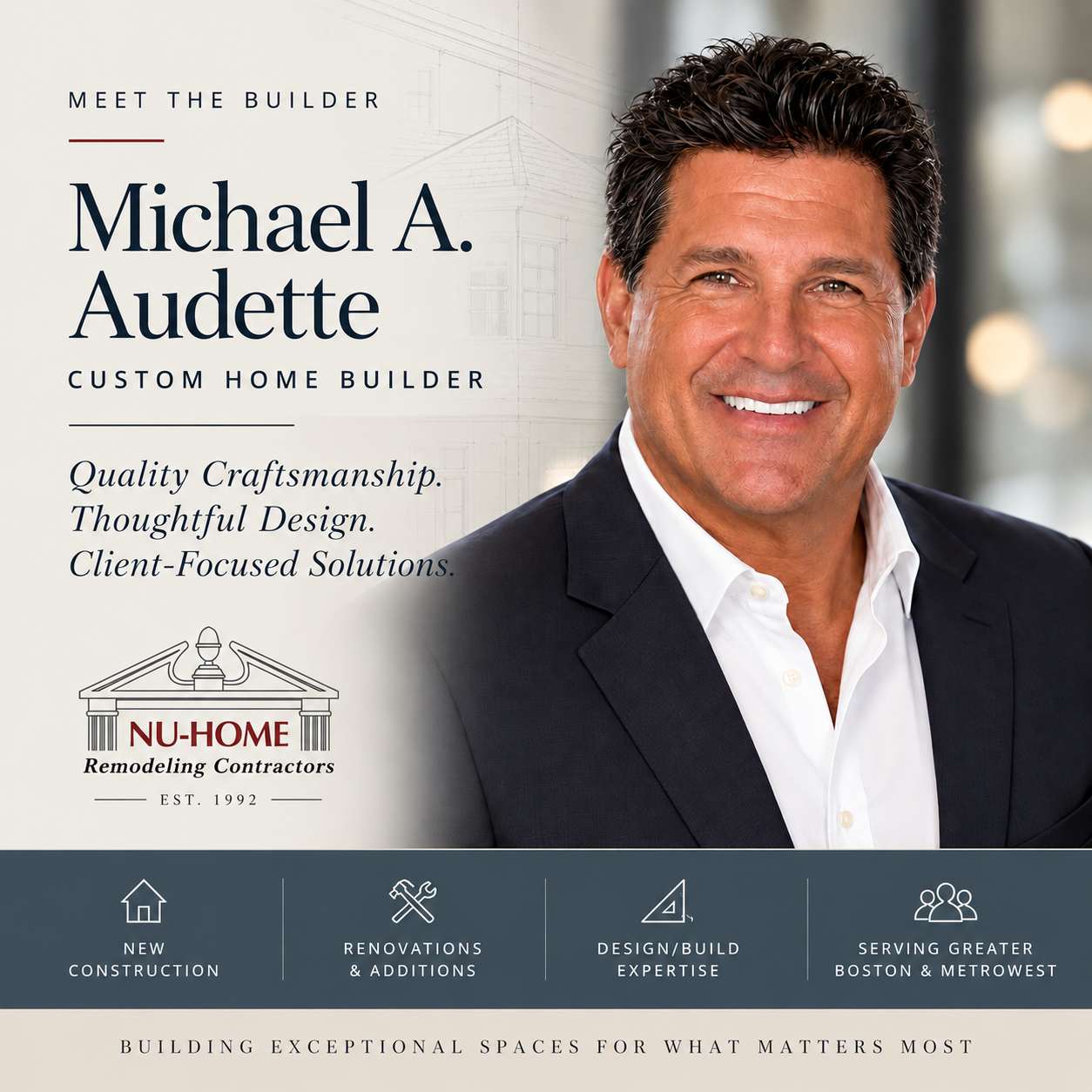 Michael A. Audette, owner of Nu-Home Remodeling Contractors